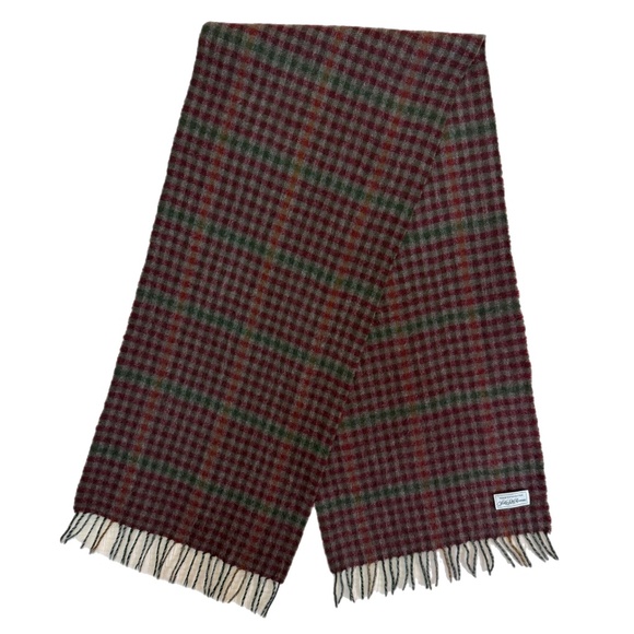 Saks Fifth Avenue Vintage Wool Plaid Scarf - - Picture 4 of 9